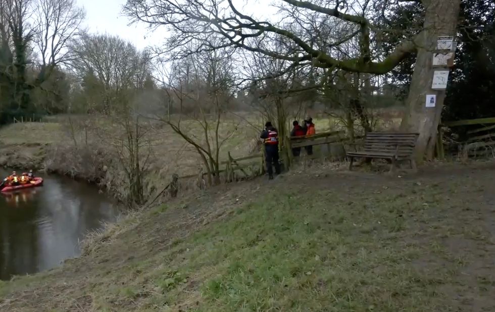 Police are searching along the River Wyre