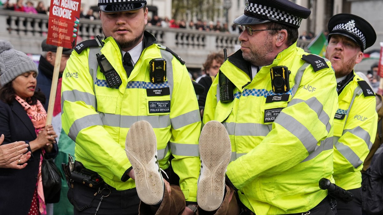 Police arrest protesters supporting Palestine Action