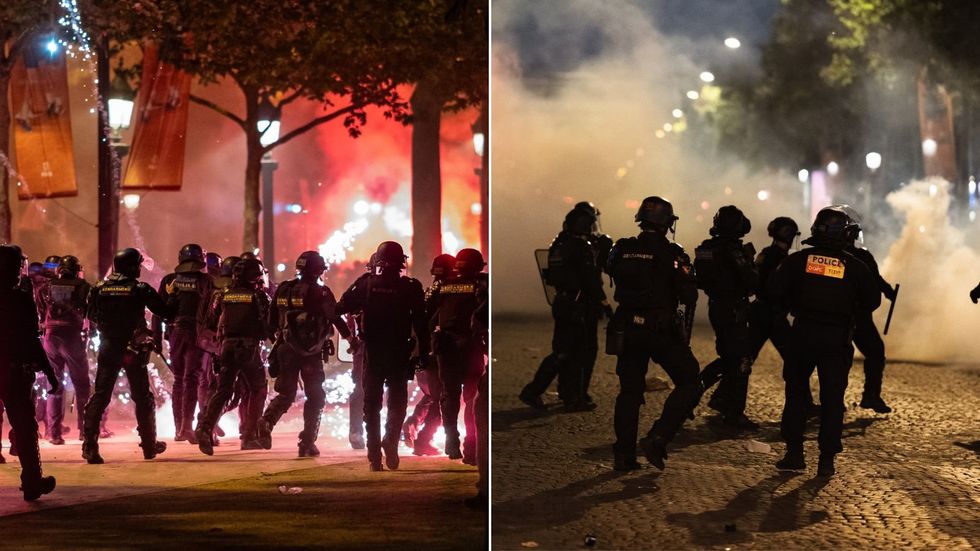 Police arrested nearly 800 people in Paris after PSG's Champions League final win over Arsenal