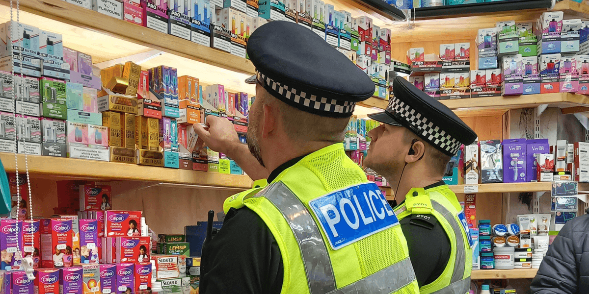 Illegal cigarettes caught in more than half of tobacco shops on Home Secretary's front door