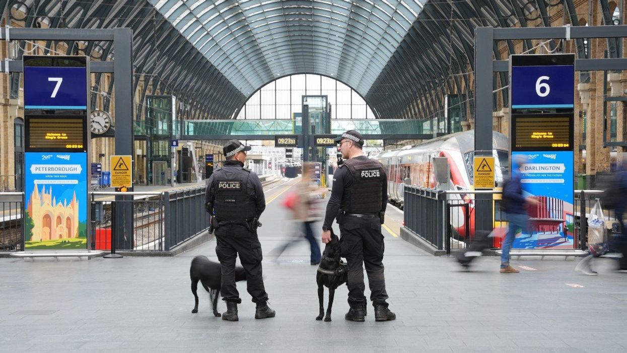 Police at King's Cross station