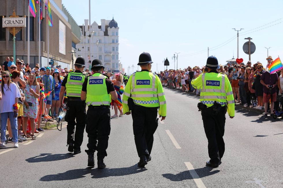 Police at Pride