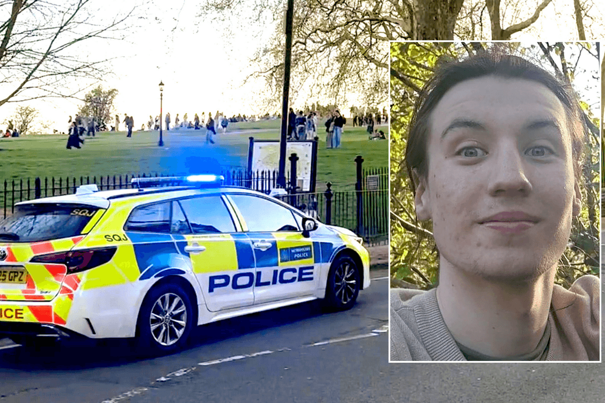 Police at Primrose Hill; Finbar Sullivan