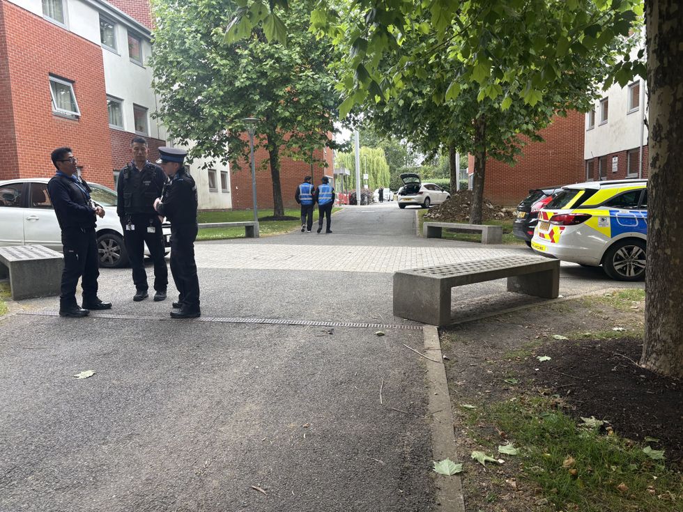Police at the scen\u200b