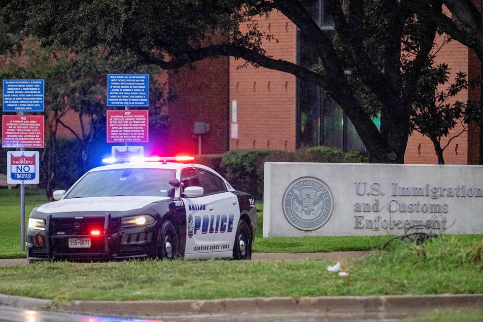 Police at the scene in Dallas