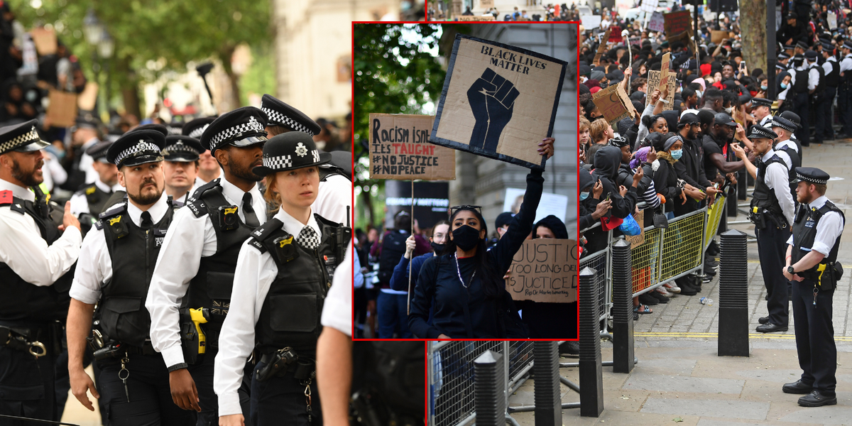 NextImg:Met Police FUMES at 'two-tier policing' accusations as it's claimed Scotland Yard 'surrendered to BLM mob' during pandemic protests