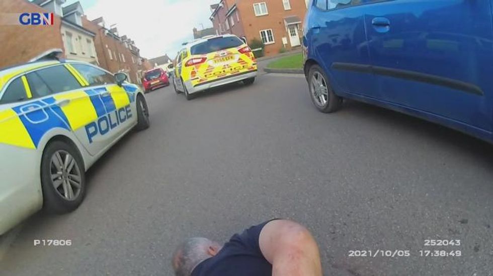 Man accused of murder laughs and tells police 'more people are going to die tonight' in video shown to court
