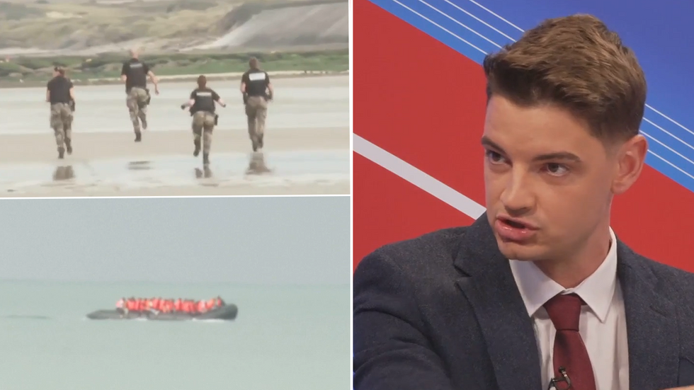 Police chasing after Channel migrant boats and Ben Leo