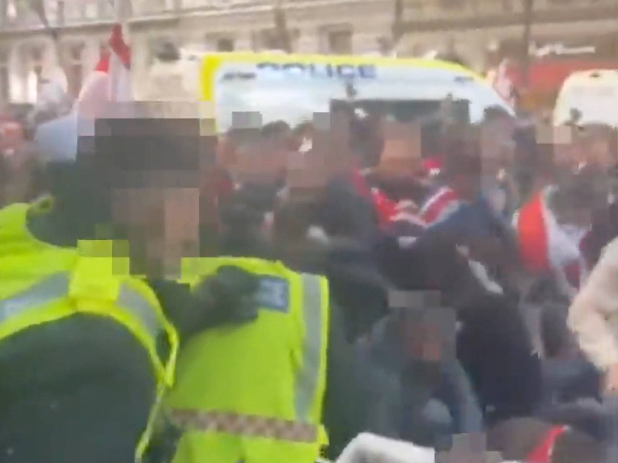 Dozens of police injured as central London streets packed for Tommy Robinson's Unite the Kingdom rally