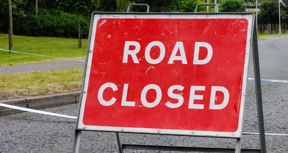 Police closed the road in North Hykeham.
