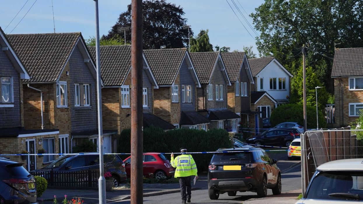 Police cordon in Bushey
