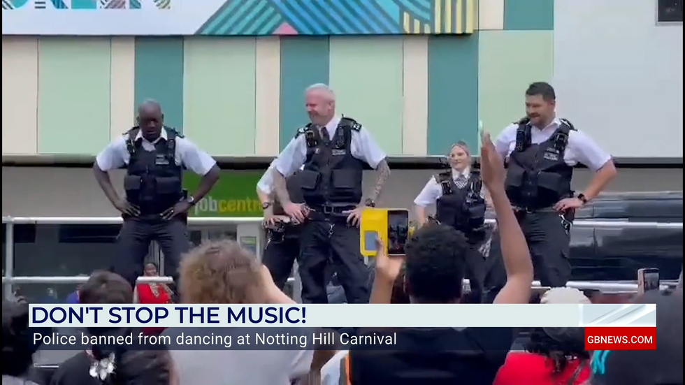 Police dancing