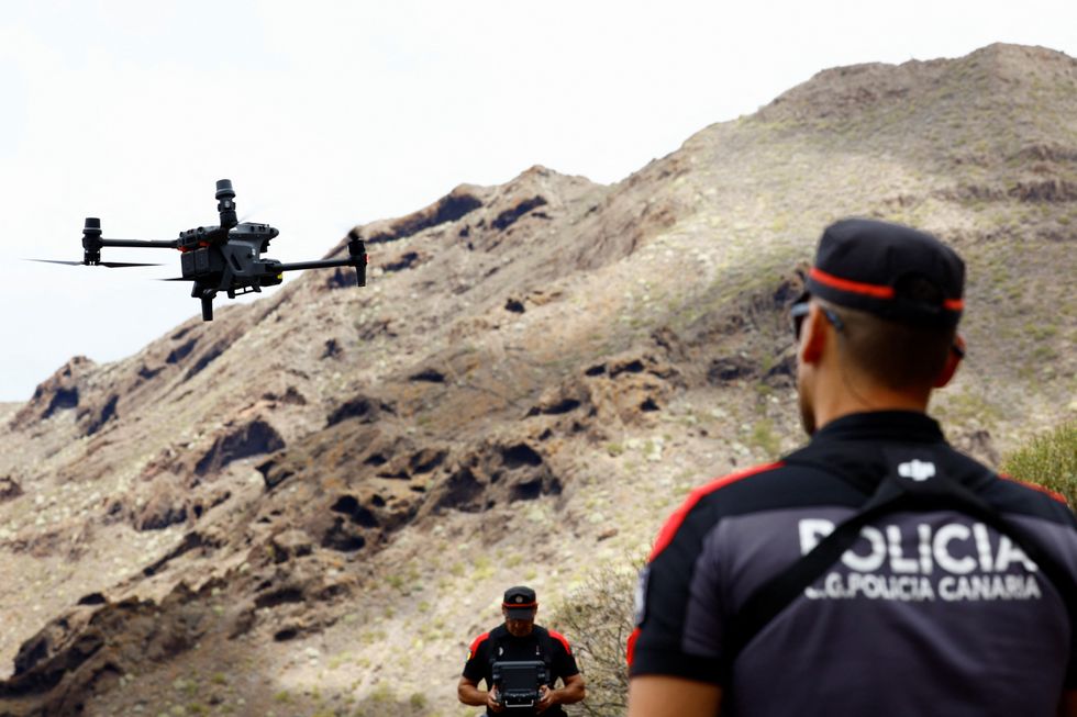 Police drones in Tenerife