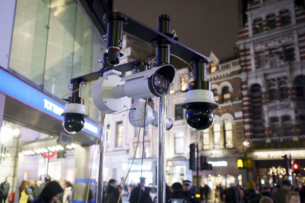 Police facial recognition cameras
