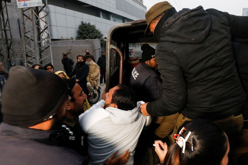 Police have detained a number of Imran Khan's supporters