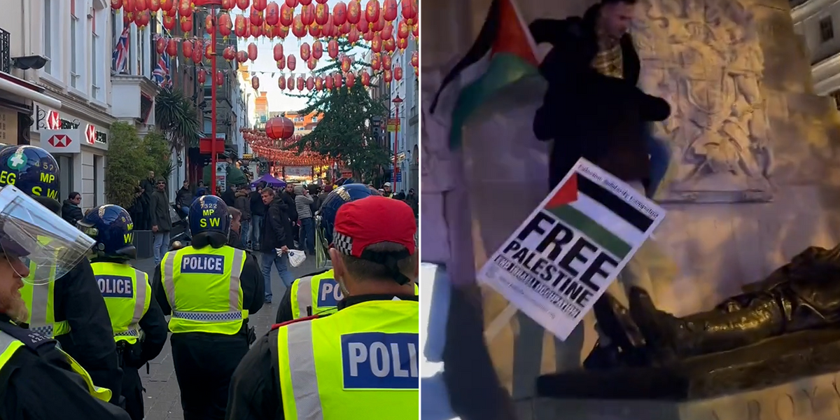 NextImg:Stay off war memorials or face arrest - police warning to pro-Palestinian protesters