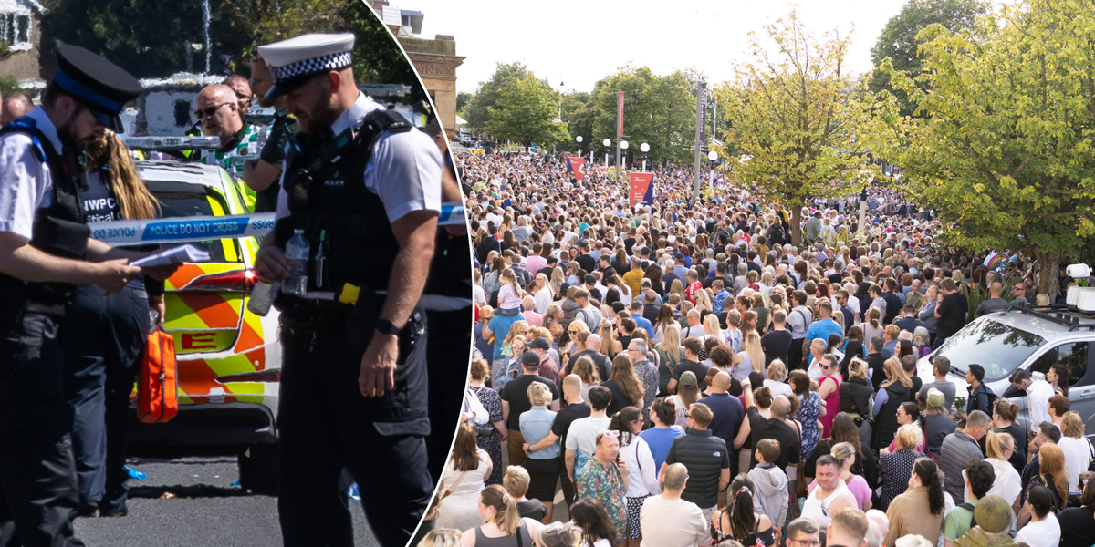 NextImg:Man 'wearing balaclava and carrying flick-knife' arrested in Southport just yards away from vigil for stabbing victims