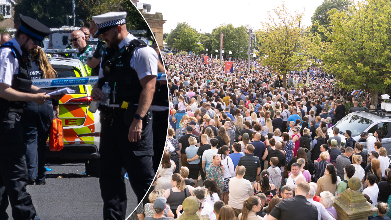 Police in Southport/Vigil in Southport