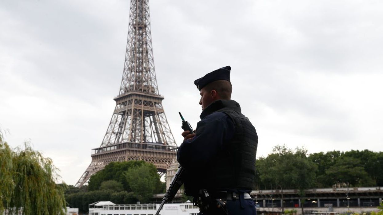 Police man in Paris