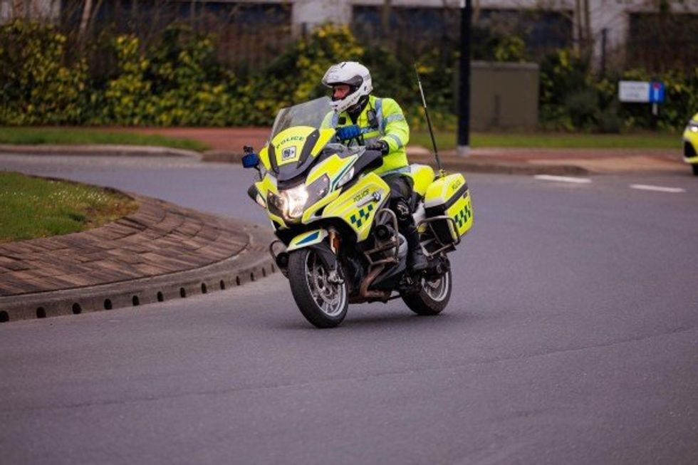 Police motorbike