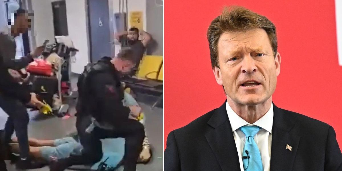NextImg:Richard Tice shames 'disgraceful' Labour on Manchester Airport incident: 'No concern for the police officers assaulted?'