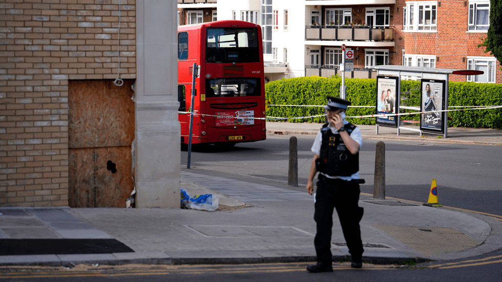 Police officer in Golders Green