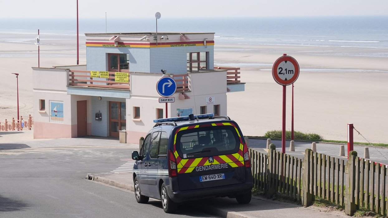 Police on French coast