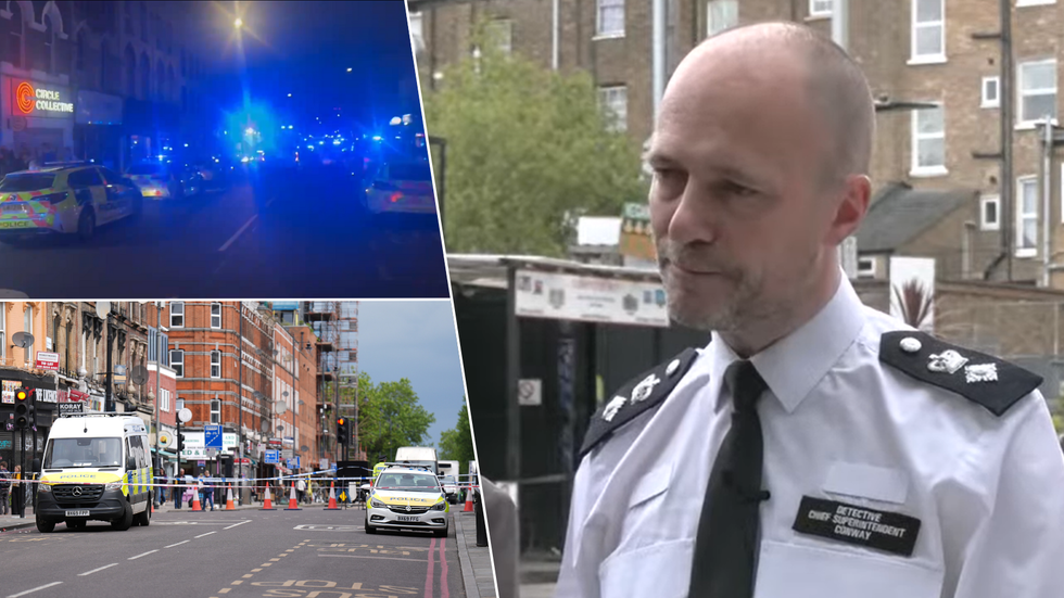 Police on Kingsland Road/\u200bDetective Chief Superintendent James Conway