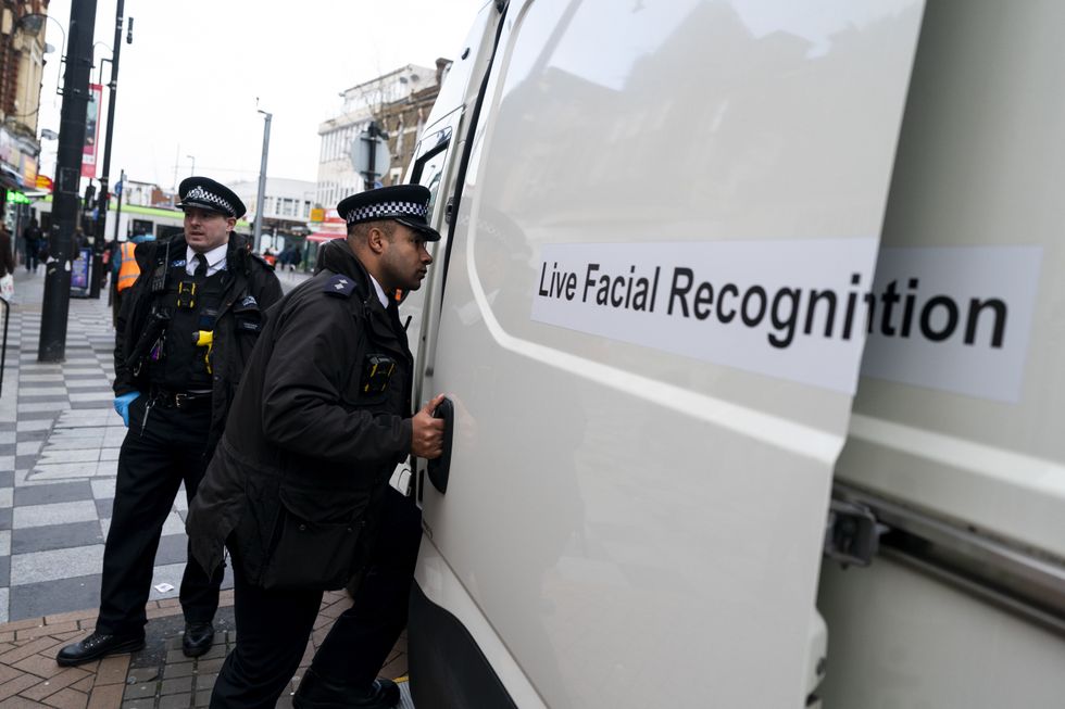 Police opening facial recognition van