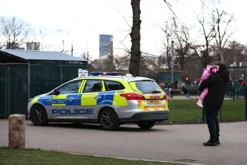 Police received reports of an individual approaching people outside a primary school in Laleham on Thursday, April 16