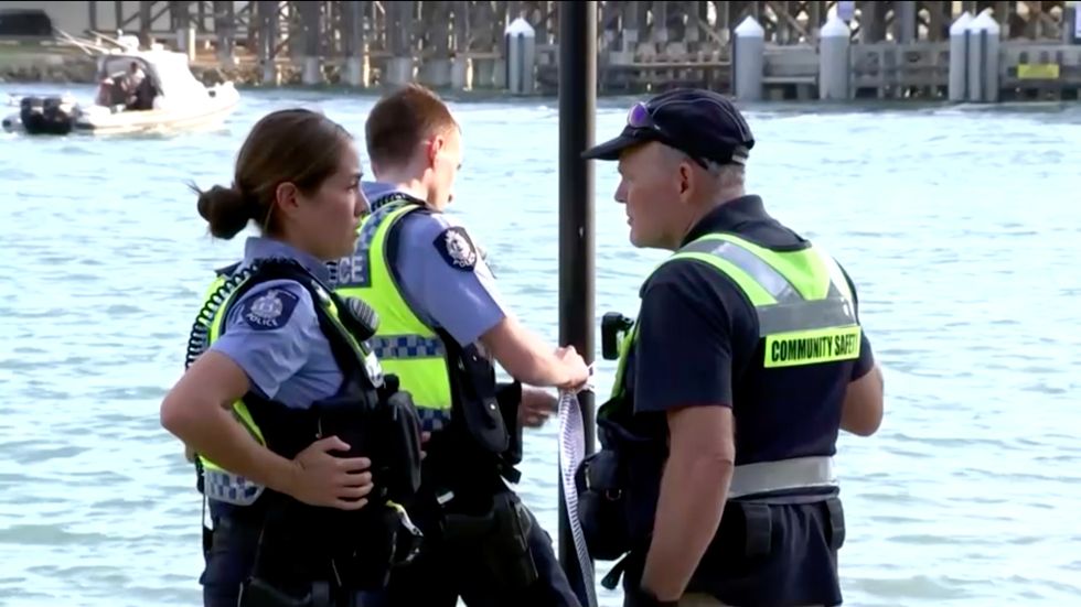 Police say the girl was pulled from the water but died from her injuries at the scene