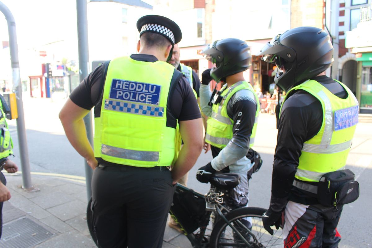 Police seizing e-bikes