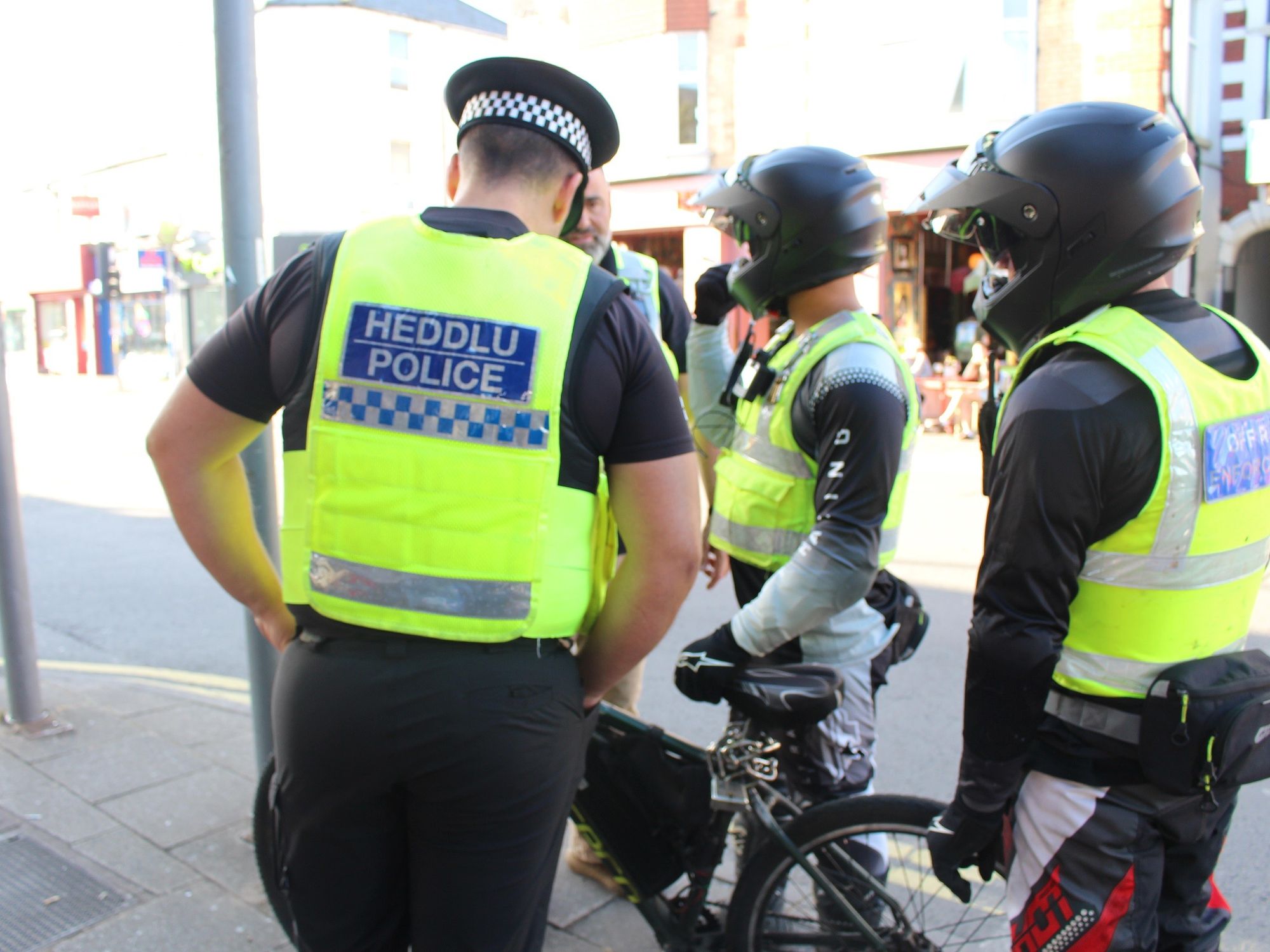 Police seizing e-bikes