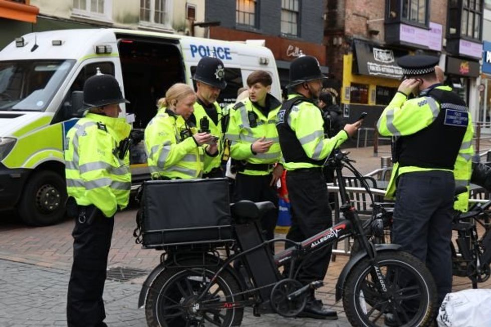 Police seizing e-bikes
