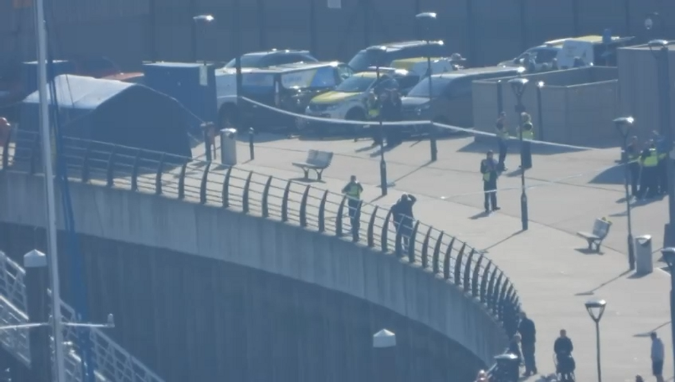 Police tape erected in Dover