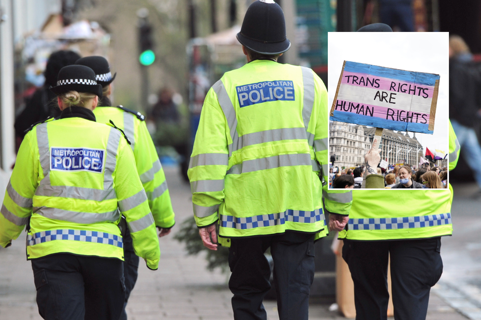 Police/Trans protests
