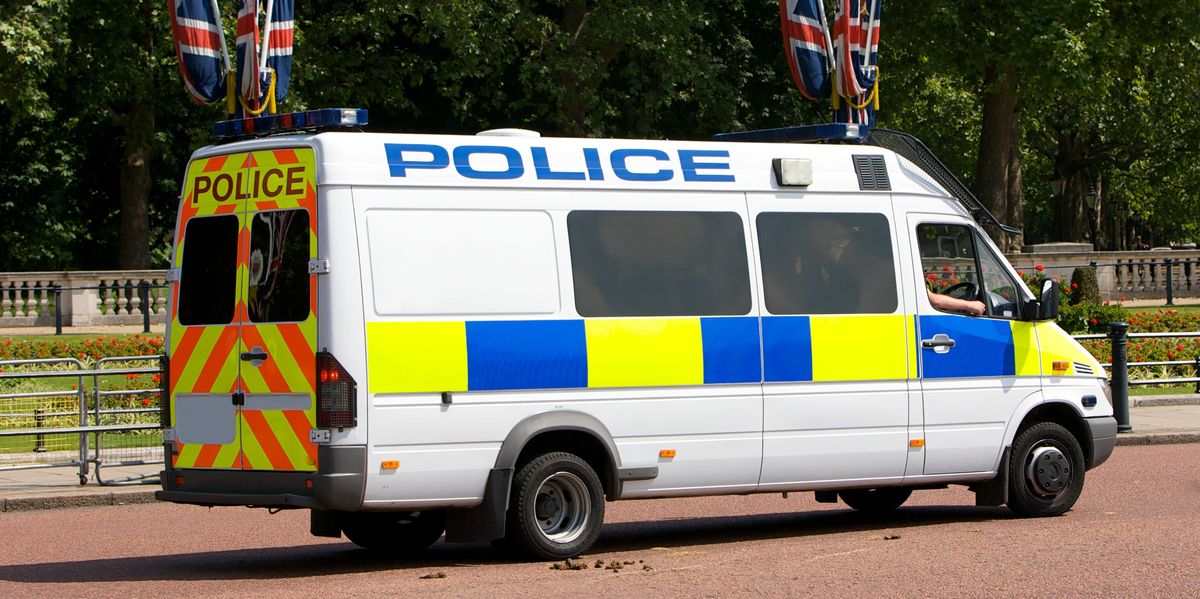 NextImg:Man arrested on suspicion of arson after British Transport Police van engulfed in flames