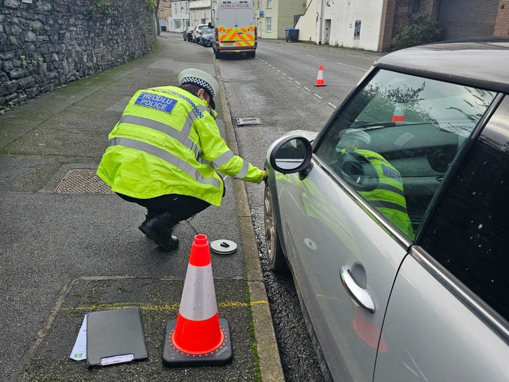 Police vehicle inspection