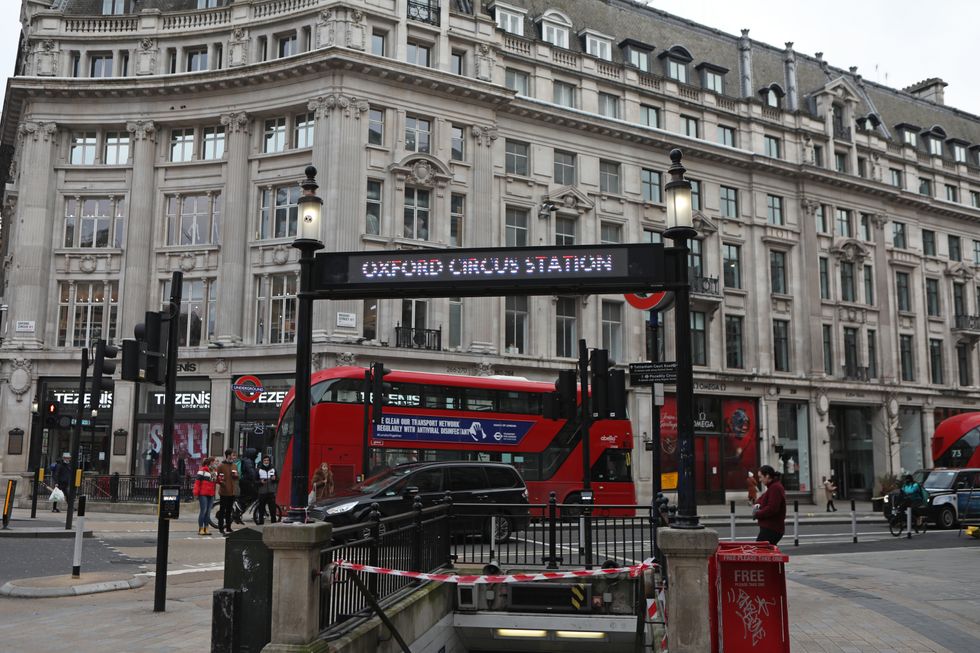 Police were called to Oxford Circus in London, just before 8pm on July 1.