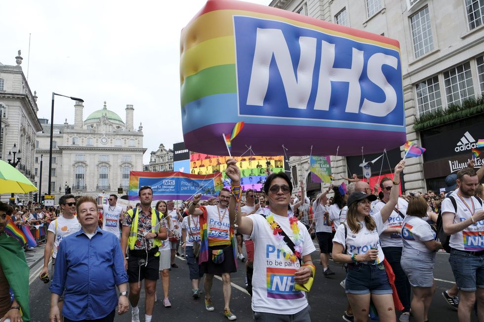 Policies adopted by NHS England allowed transgender staff to use facilities according to their chosen gender