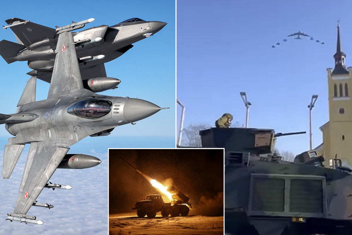 Polish jets/Ukrainian missile defence/B52 over Estonia