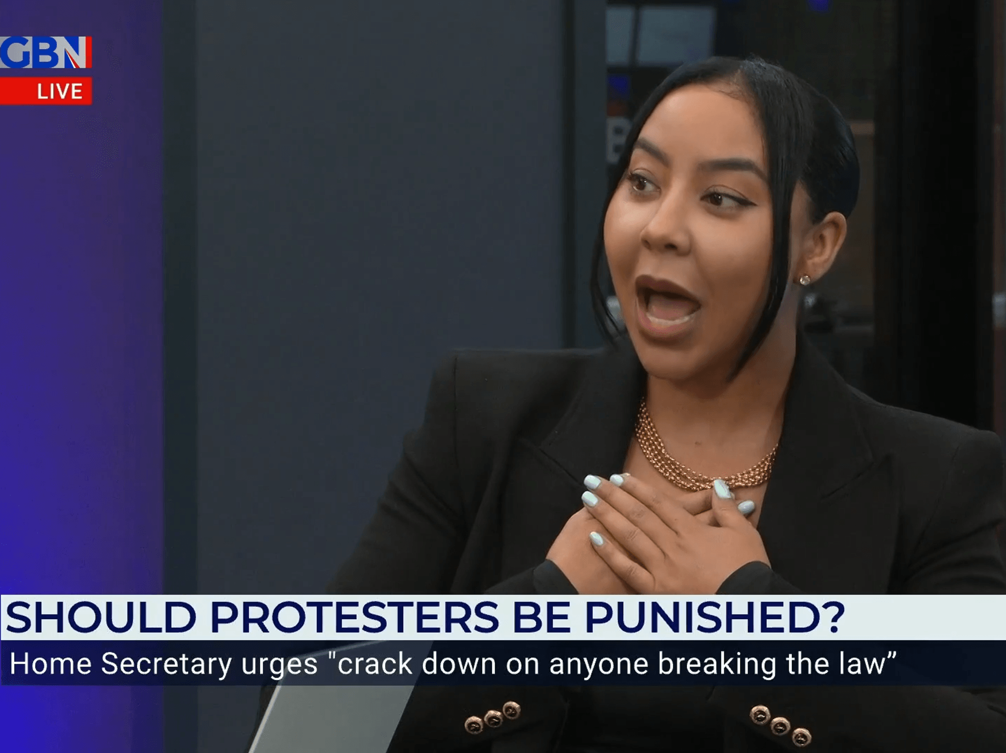 Political Commentator Lin Mei appears on GB News