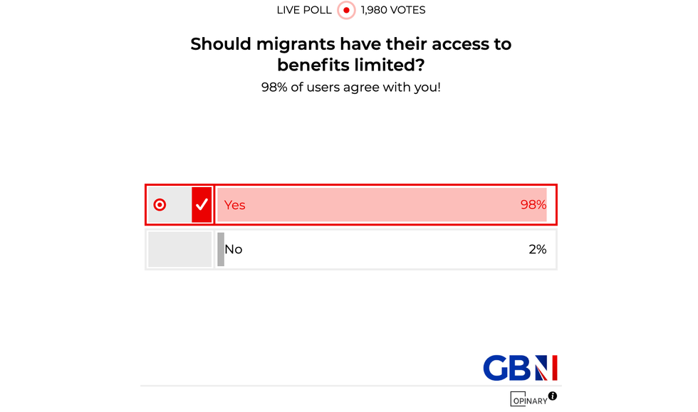 POLL OF THE DAY: Do you agree with Kemi Badenoch - Should migrants have their access to benefits limited?