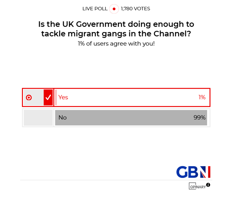POLL OF THE DAY: Is the UK Government doing enough to tackle migrant gangs in the Channel? - YOUR VERDICT