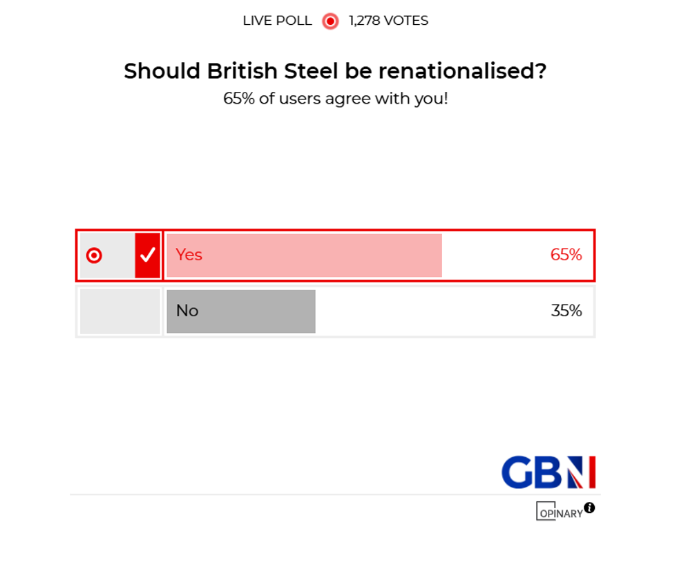POLL OF THE DAY: Should British Steel be renationalised? YOUR VERDICT