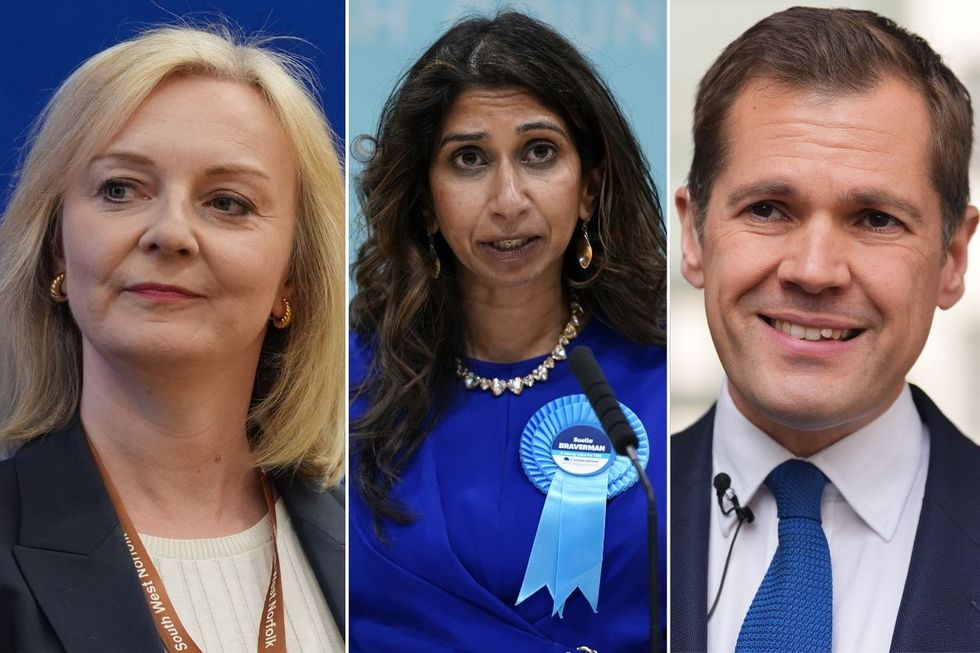 Polling suggests that Liz Truss, Suella Braverman and Robert Jenrick could have a negative impact if they defected to Reform UK
