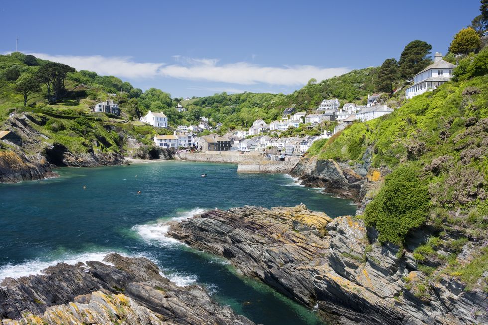 Polperro, Cornwall beach