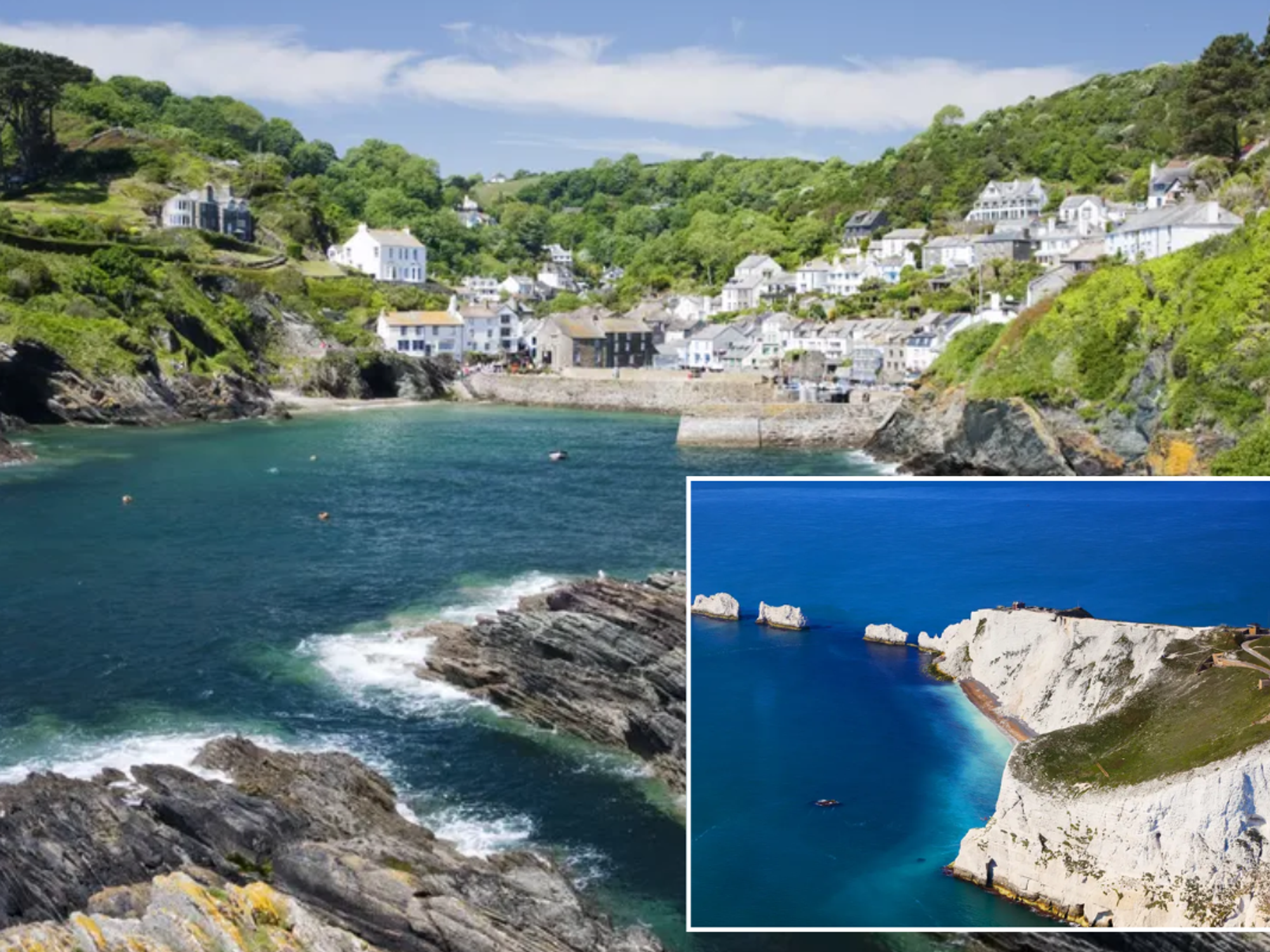 Polperro, Cornwall / Cowes Isle of Wight