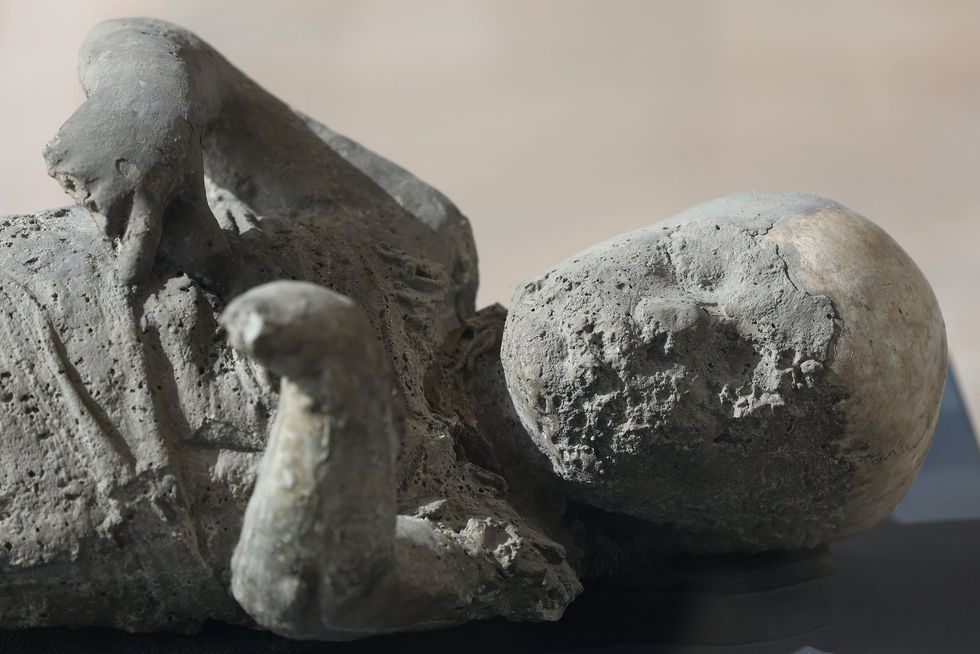Pompeii three-year-old child