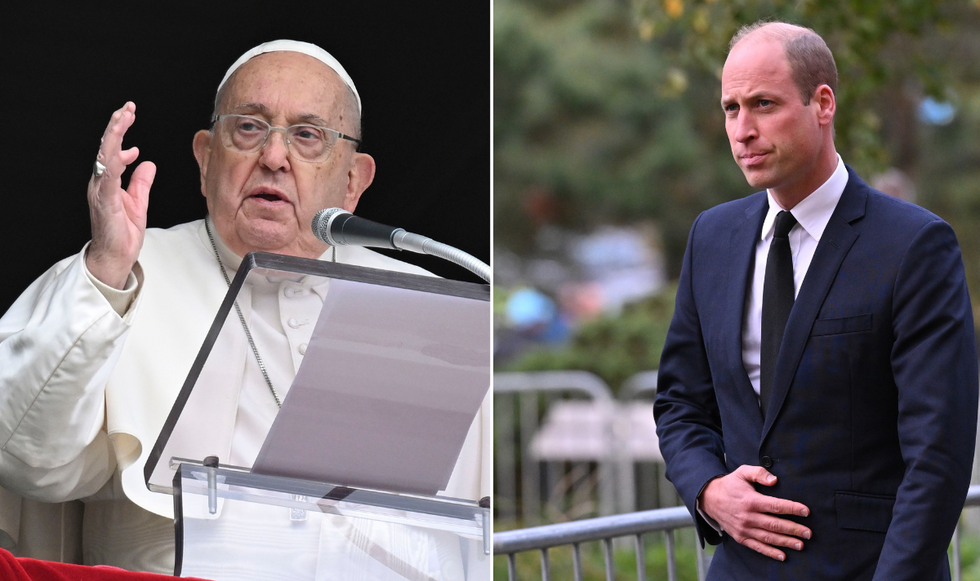 Pope Francis and Prince William